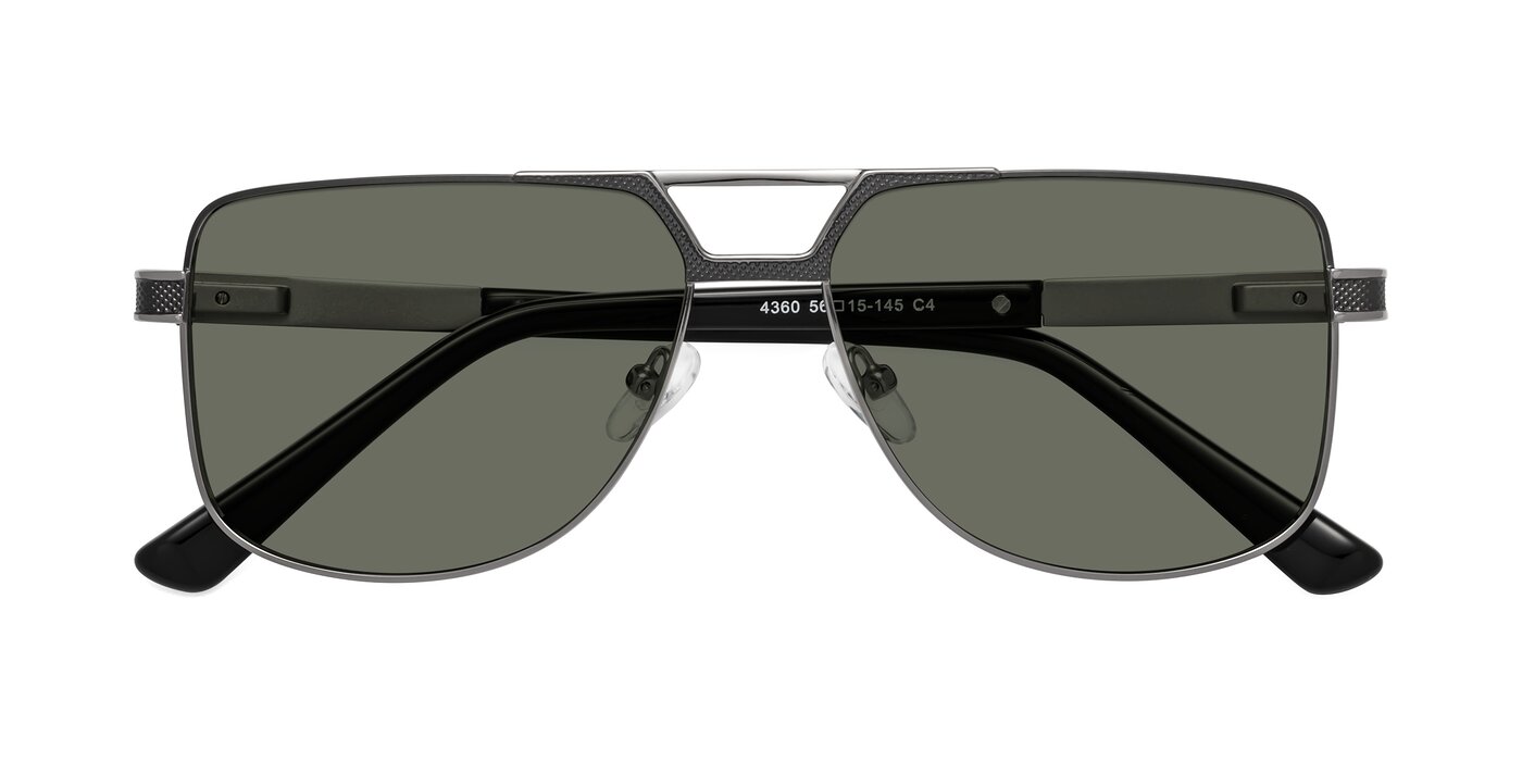 Turkey - Gray / Gunmetal Polarized Sunglasses