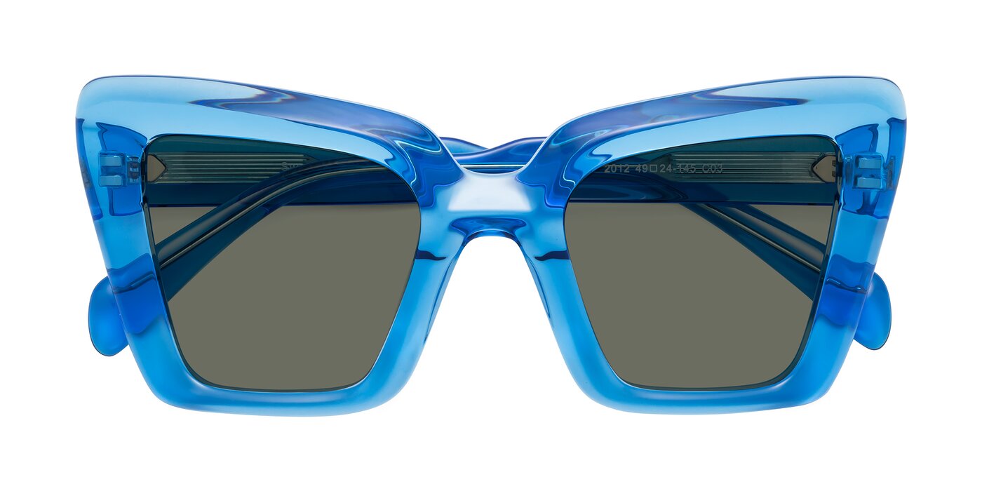 Swan - Crystal Blue Polarized Sunglasses