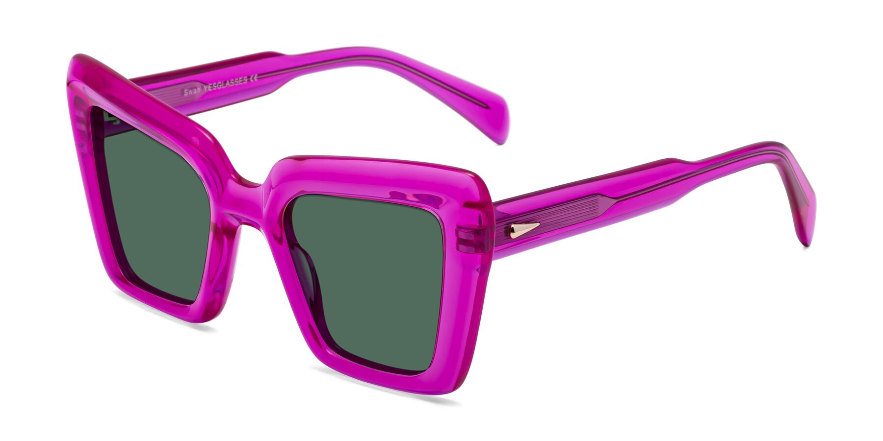 Angle of Swan in Crystal Purple with Green Polarized Lenses