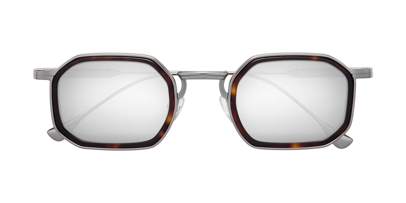 Fresh - Tortoise / Silver Flash Mirrored Sunglasses
