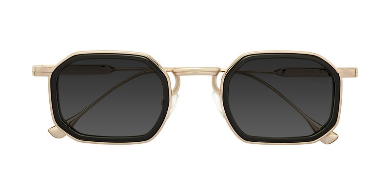 Fresh - Black / Gold Tinted Sunglasses