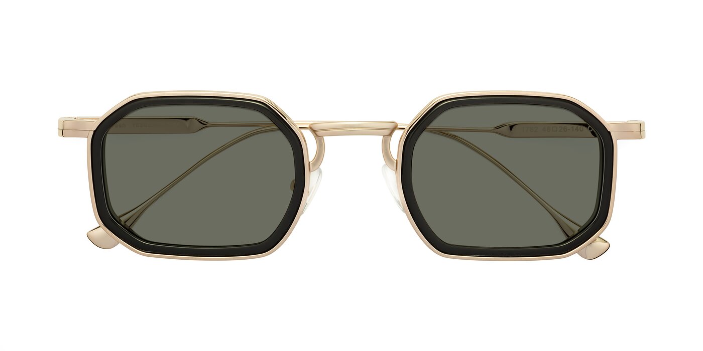 Fresh - Black / Gold Polarized Sunglasses
