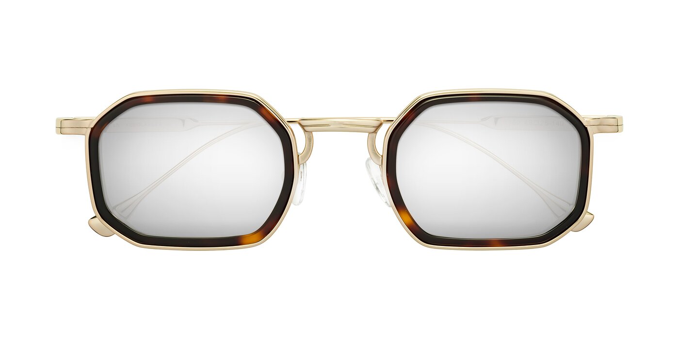 Fresh - Tortoise / Gold Flash Mirrored Sunglasses