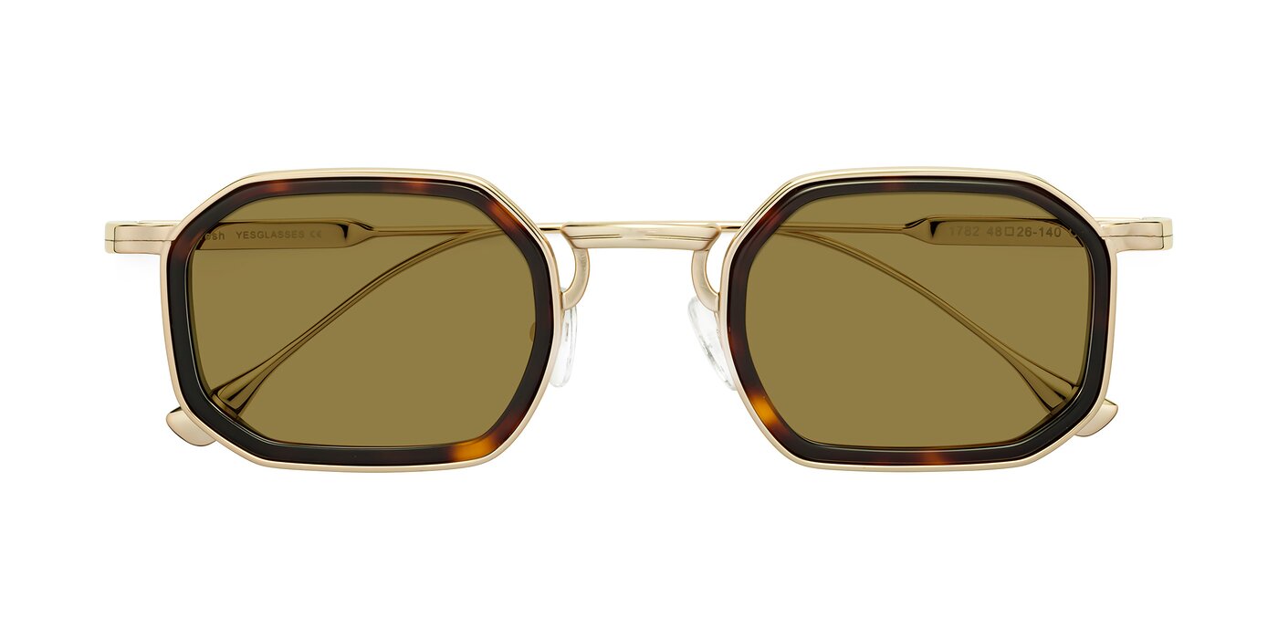 Fresh - Tortoise / Gold Polarized Sunglasses
