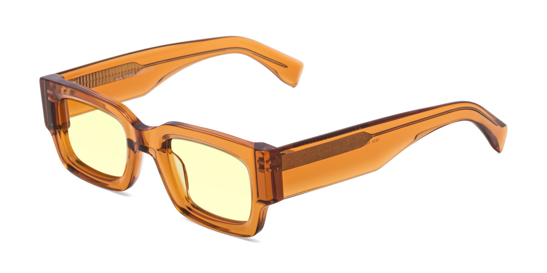 Angle of Kirn in Maple Syrup with Light Yellow Tinted Lenses