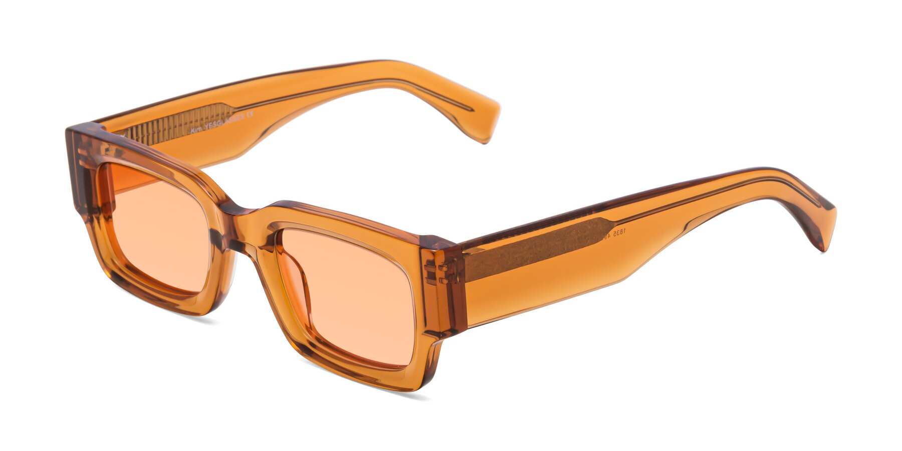 Angle of Kirn in Maple Syrup with Light Orange Tinted Lenses