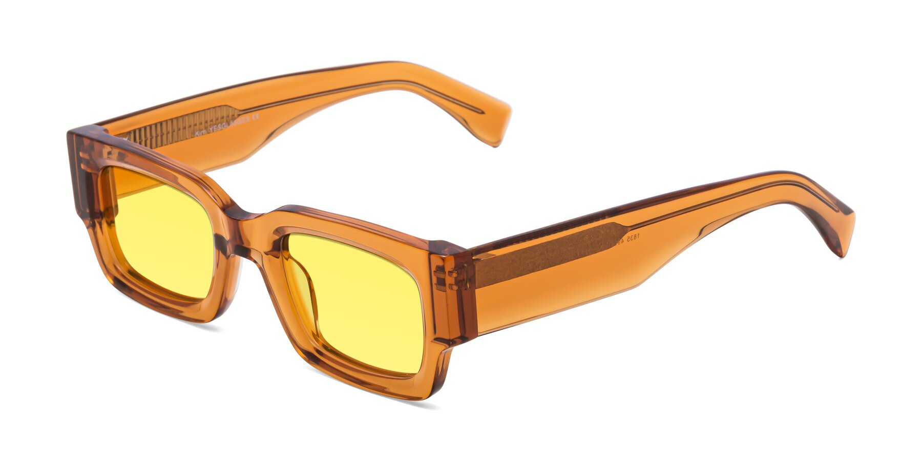 Angle of Kirn in Maple Syrup with Medium Yellow Tinted Lenses
