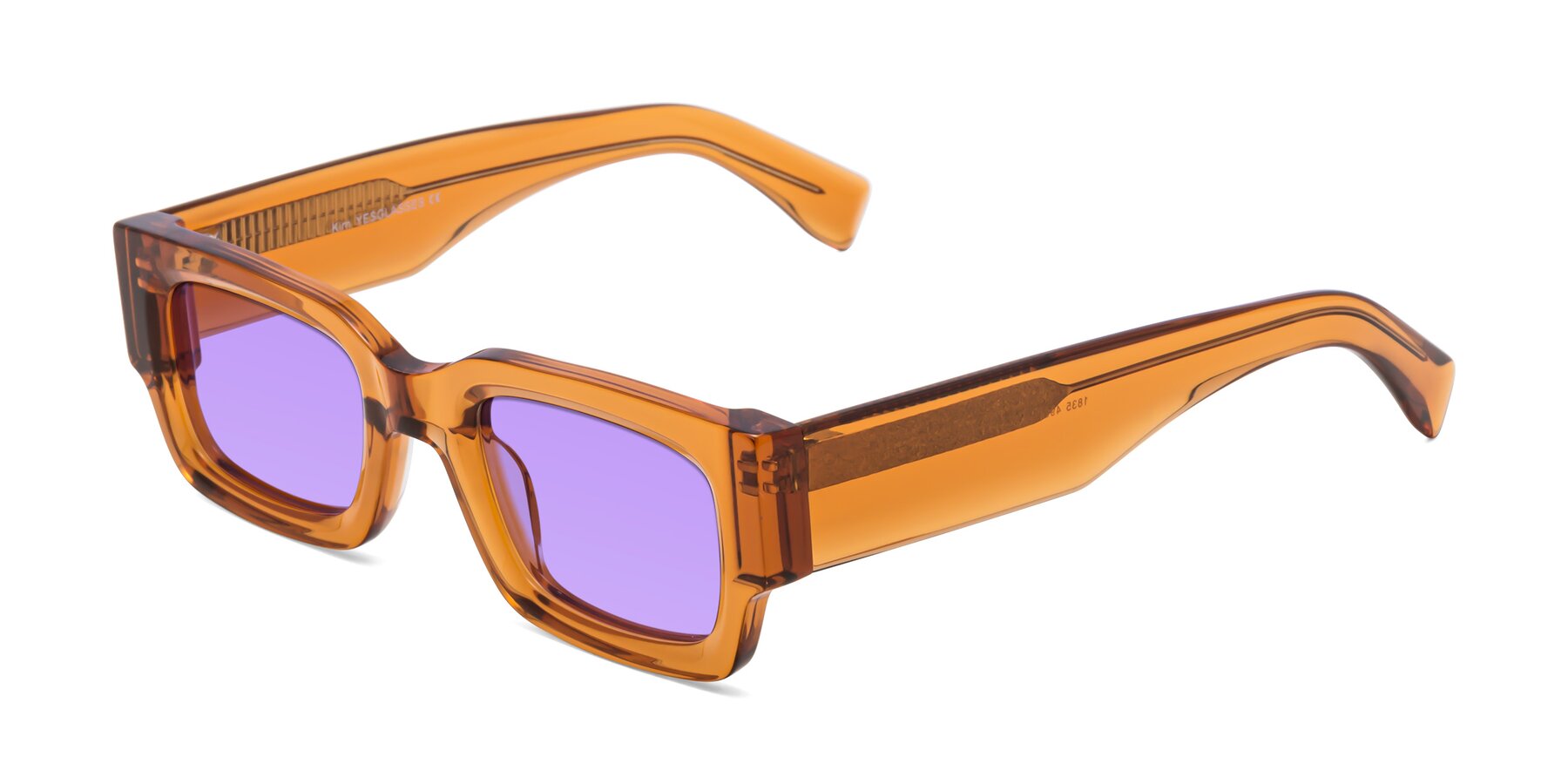 Angle of Kirn in Maple Syrup with Medium Purple Tinted Lenses