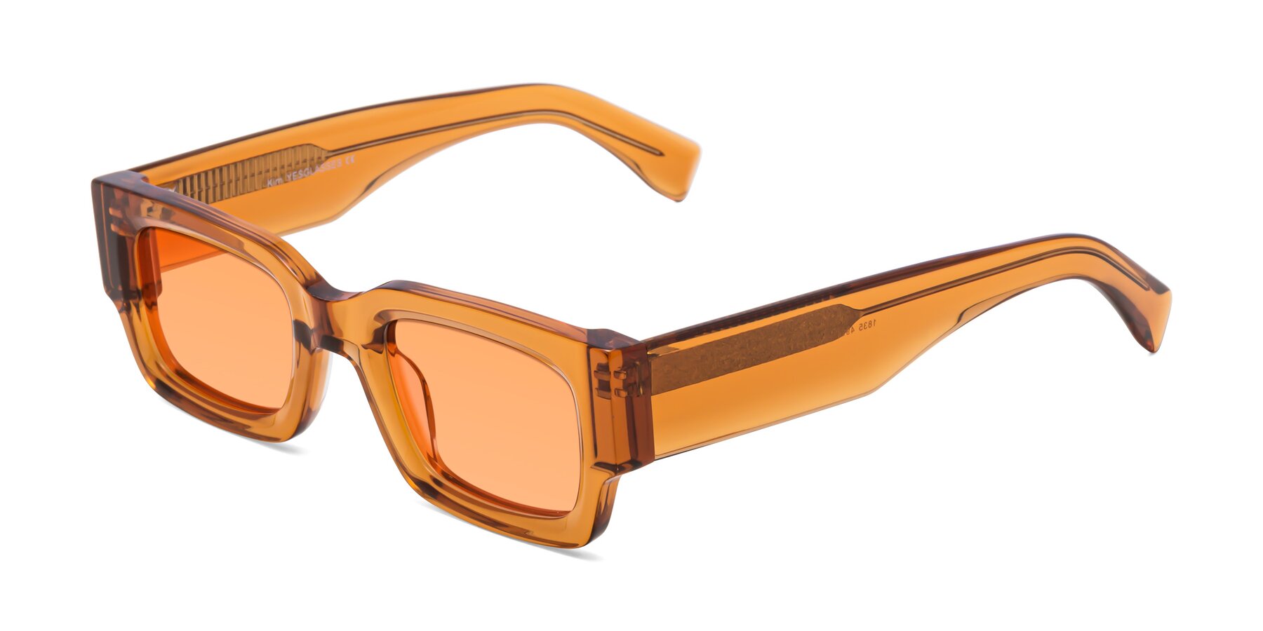 Angle of Kirn in Maple Syrup with Medium Orange Tinted Lenses