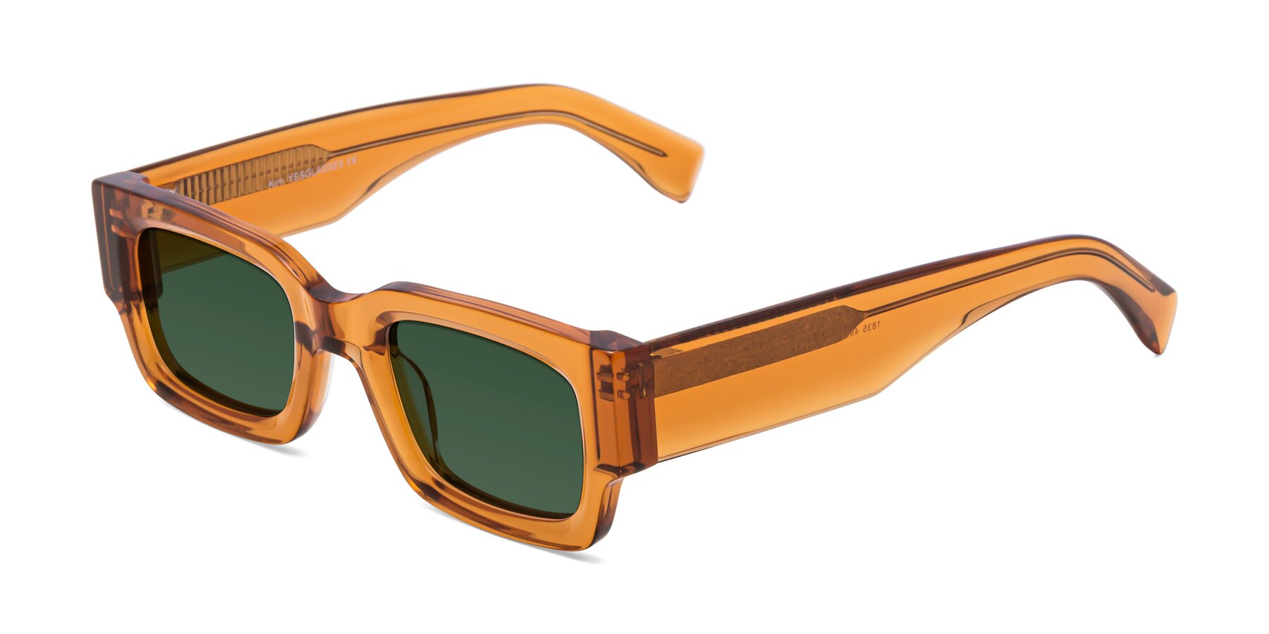 Angle of Kirn in Maple Syrup with Green Tinted Lenses