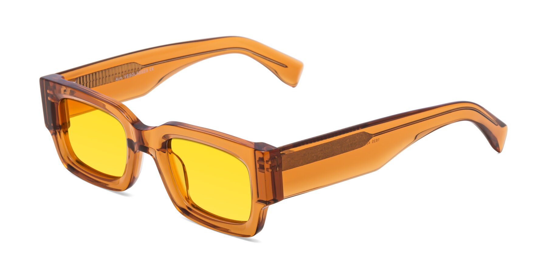 Angle of Kirn in Maple Syrup with Yellow Tinted Lenses