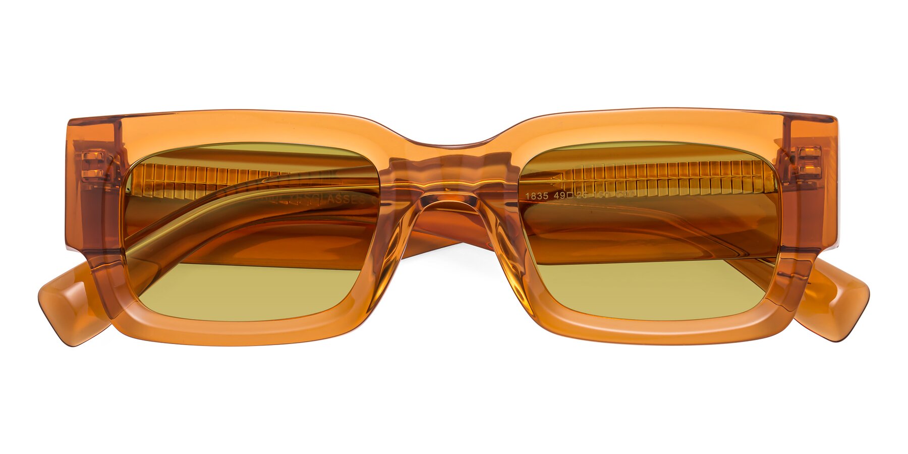 Folded Front of Kirn in Maple Syrup with Champagne Tinted Lenses