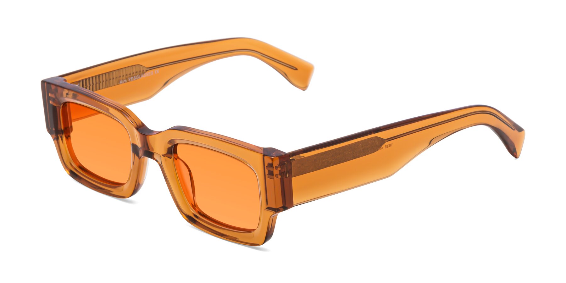 Angle of Kirn in Maple Syrup with Orange Tinted Lenses