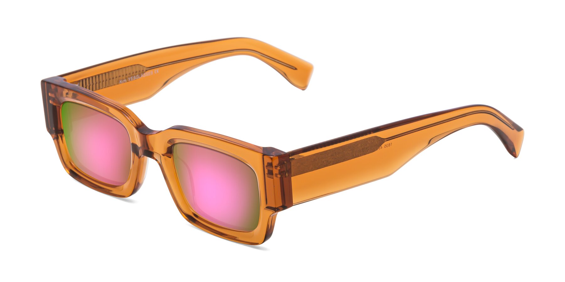 Angle of Kirn in Maple Syrup with Pink Mirrored Lenses