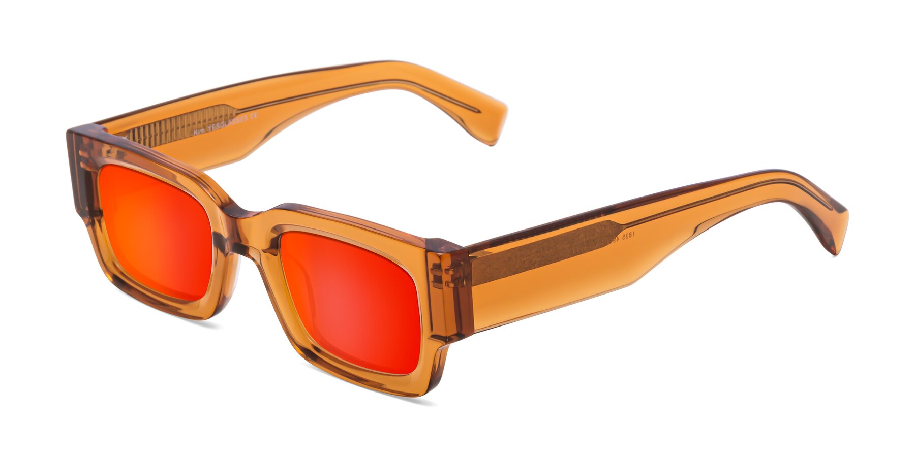 Angle of Kirn in Maple Syrup with Red Gold Mirrored Lenses