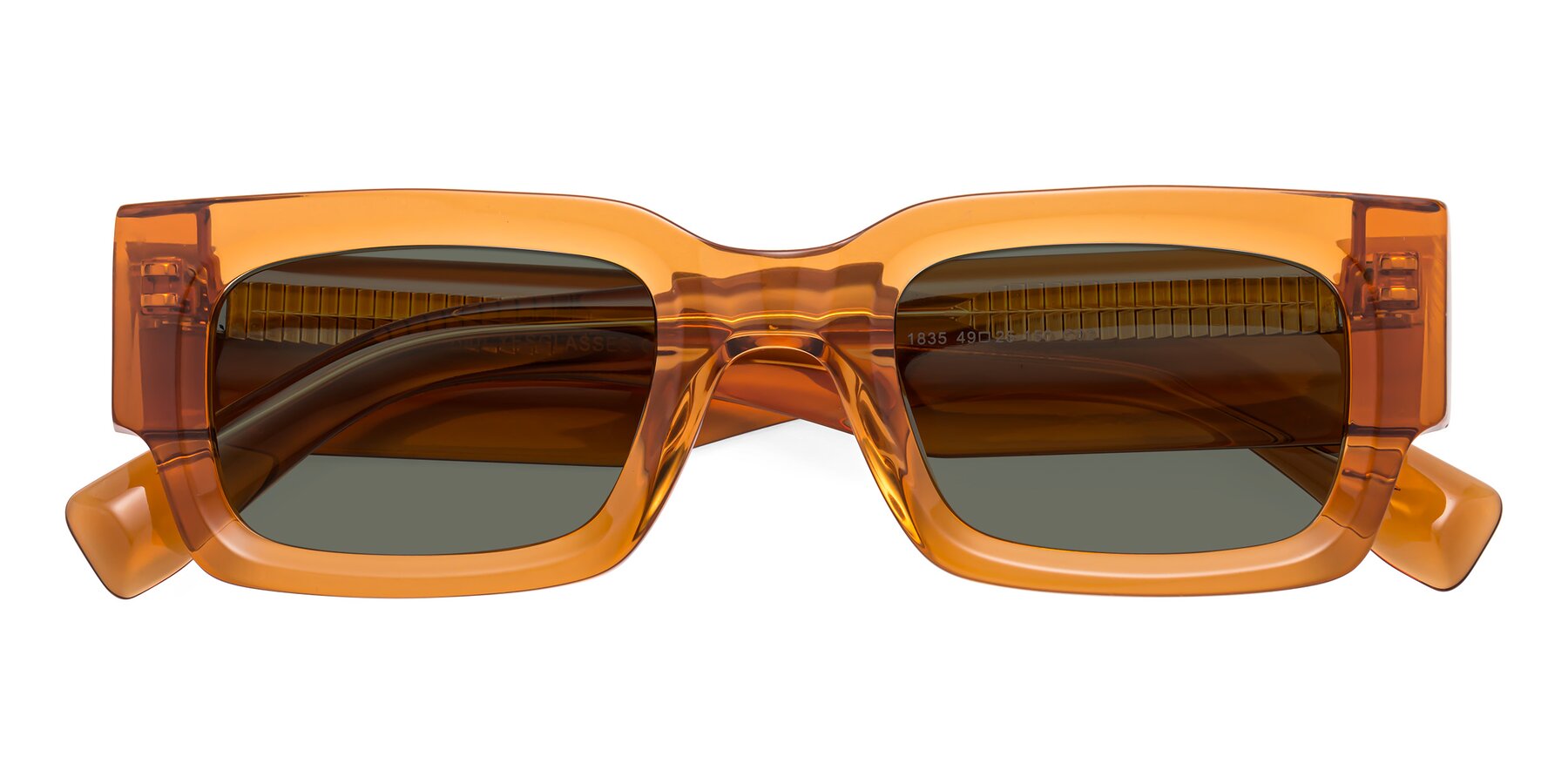 Folded Front of Kirn in Maple Syrup with Gray Polarized Lenses