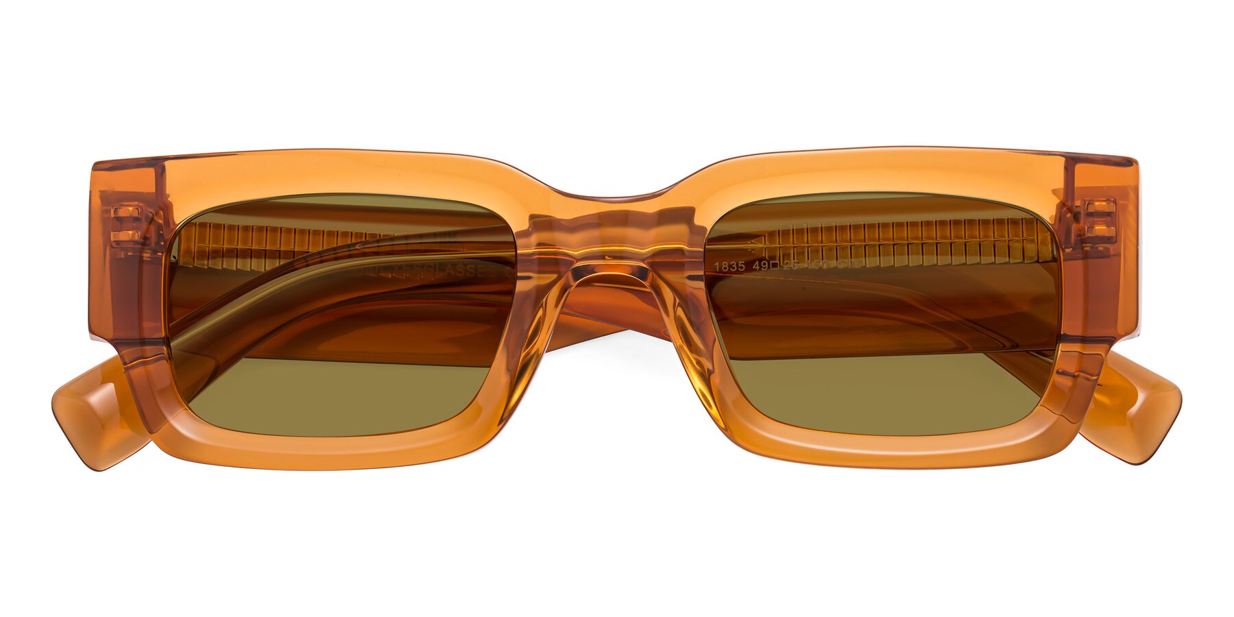 Folded Front of Kirn in Maple Syrup with Brown Polarized Lenses