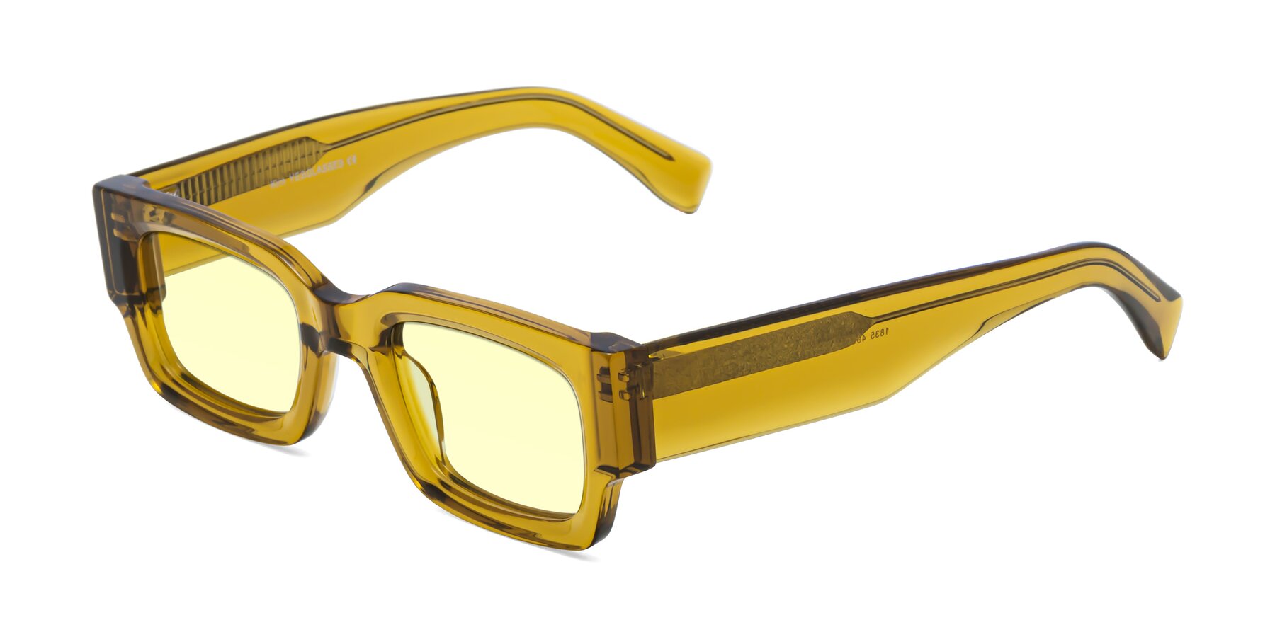 Angle of Kirn in Honey with Light Yellow Tinted Lenses
