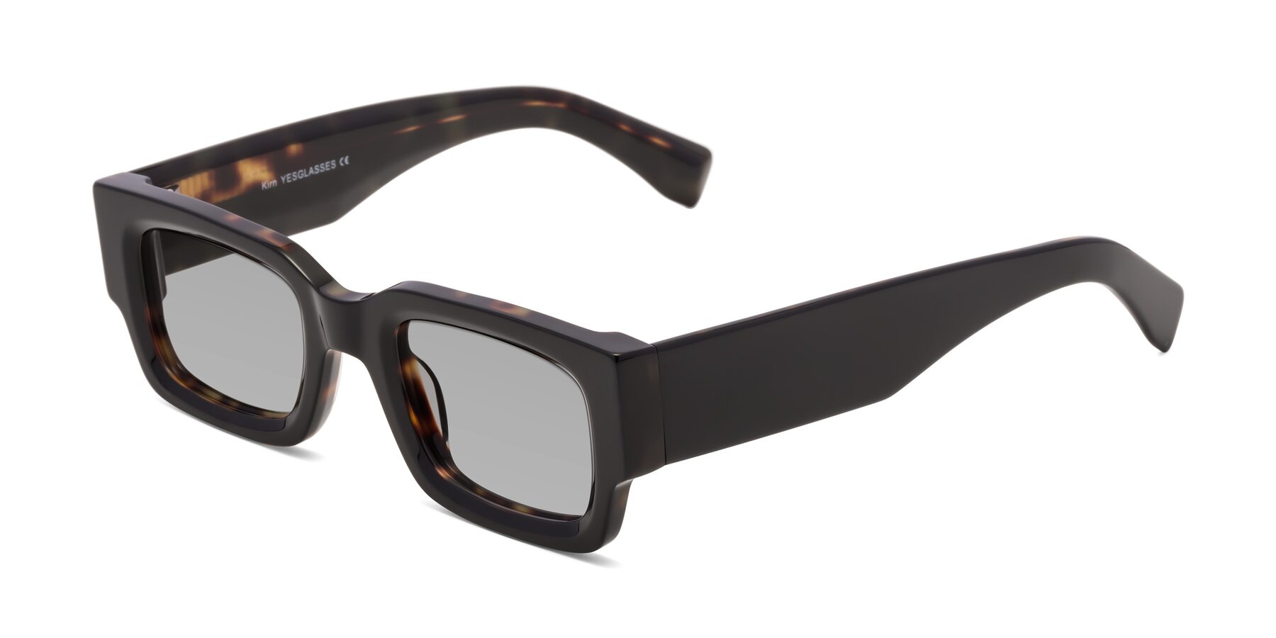 Angle of Kirn in Tortoise with Light Gray Tinted Lenses