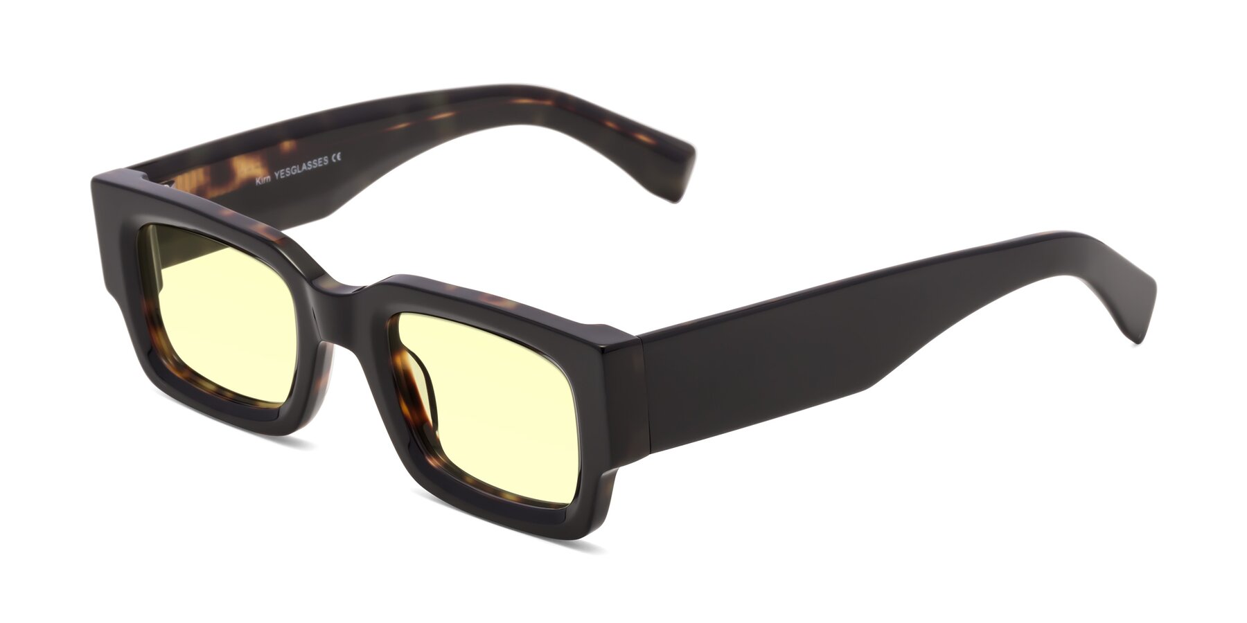 Angle of Kirn in Tortoise with Light Yellow Tinted Lenses