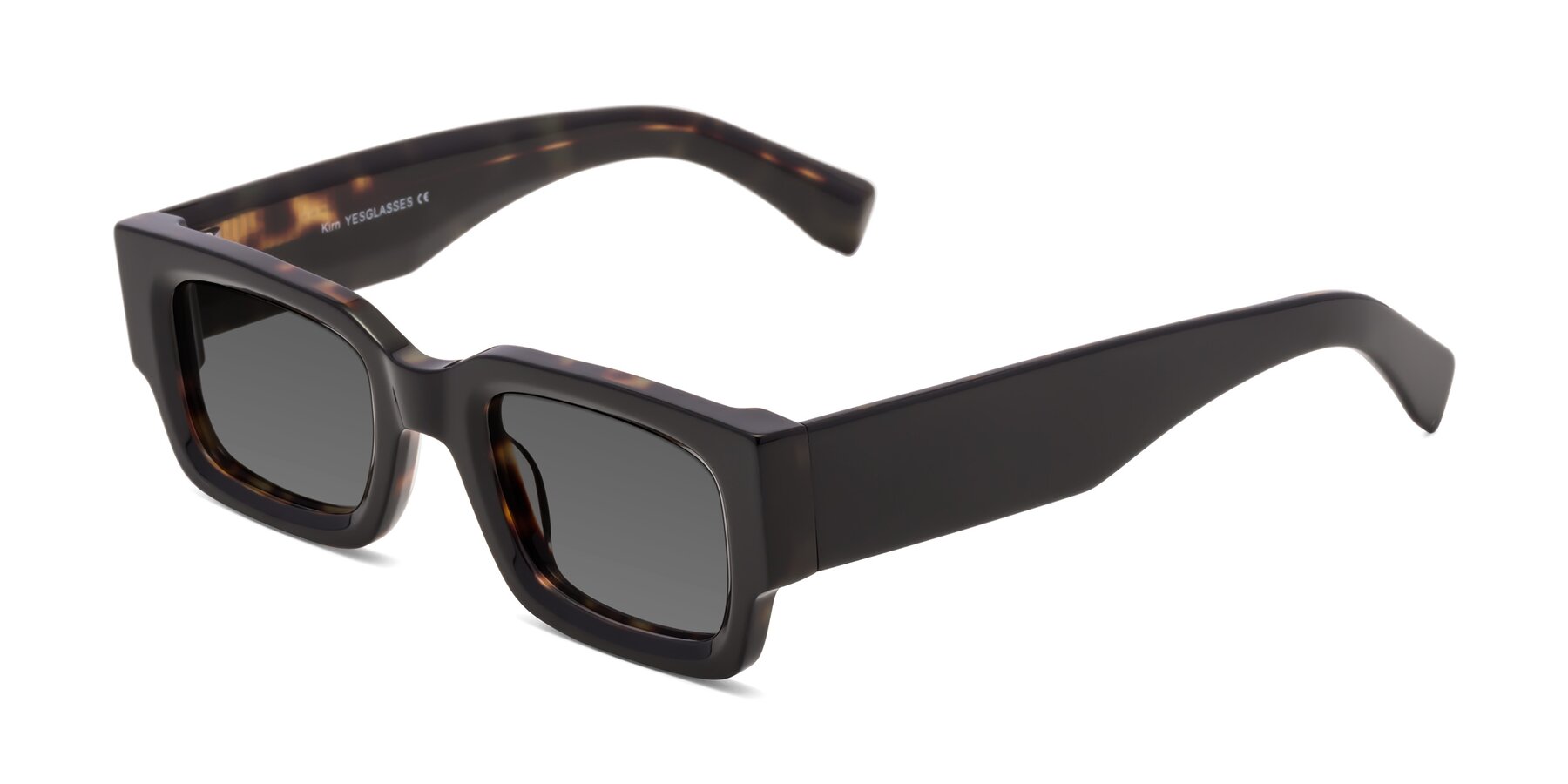 Angle of Kirn in Tortoise with Medium Gray Tinted Lenses