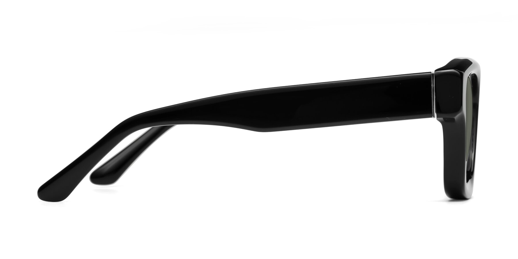 Side of Lugo in Black with Gray Polarized Lenses