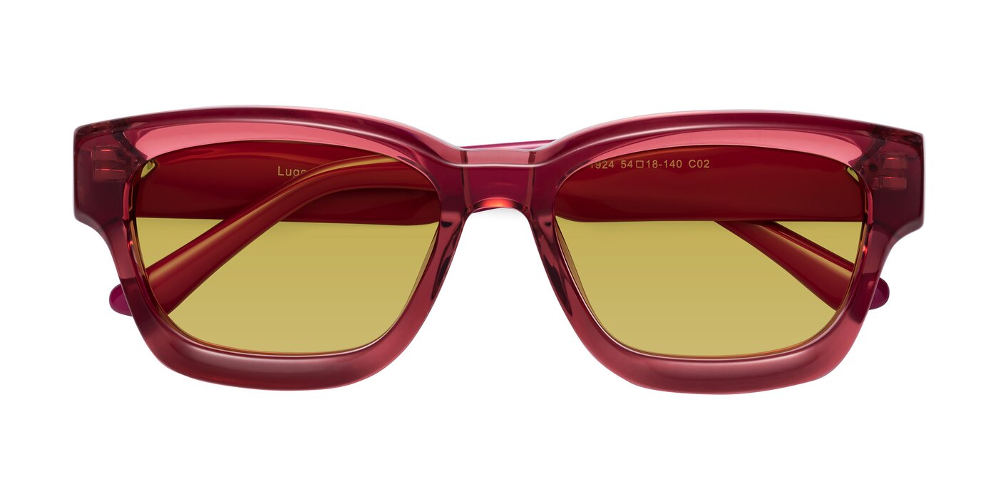 Lugo - Red Tinted Sunglasses