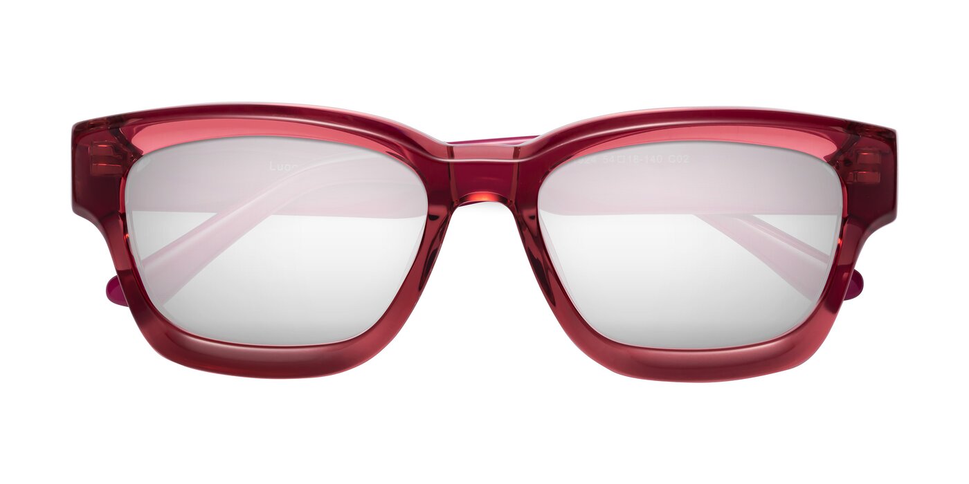 Lugo - Red Flash Mirrored Sunglasses