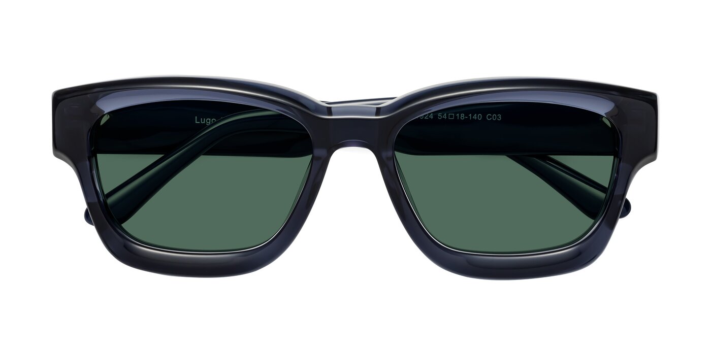 Lugo - Translucent Blue Polarized Sunglasses