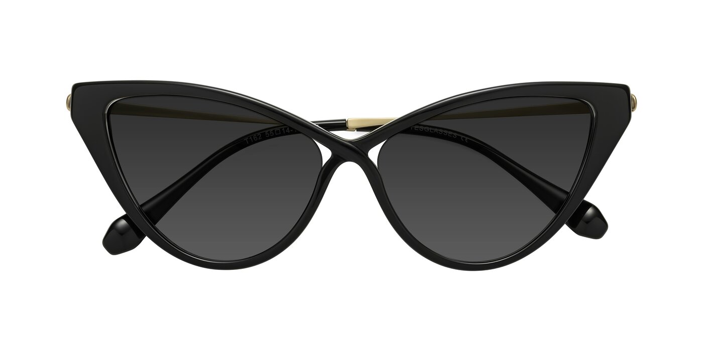 Lucasta - Black Tinted Sunglasses
