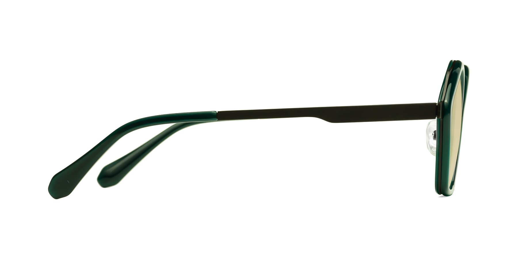 Side of Sugar in Jade-Black with Light Champagne Tinted Lenses