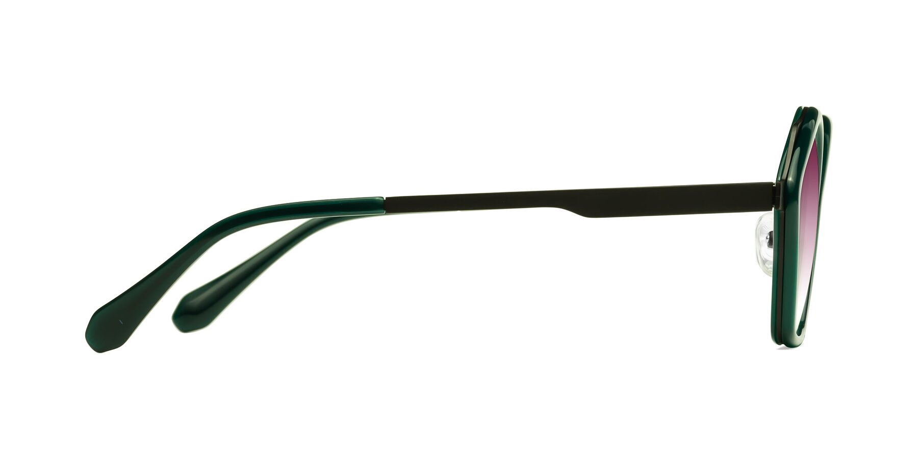 Side of Sugar in Jade-Black with Wine Gradient Lenses