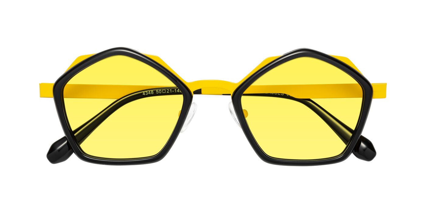 Sugar - Black / Yellow Tinted Sunglasses