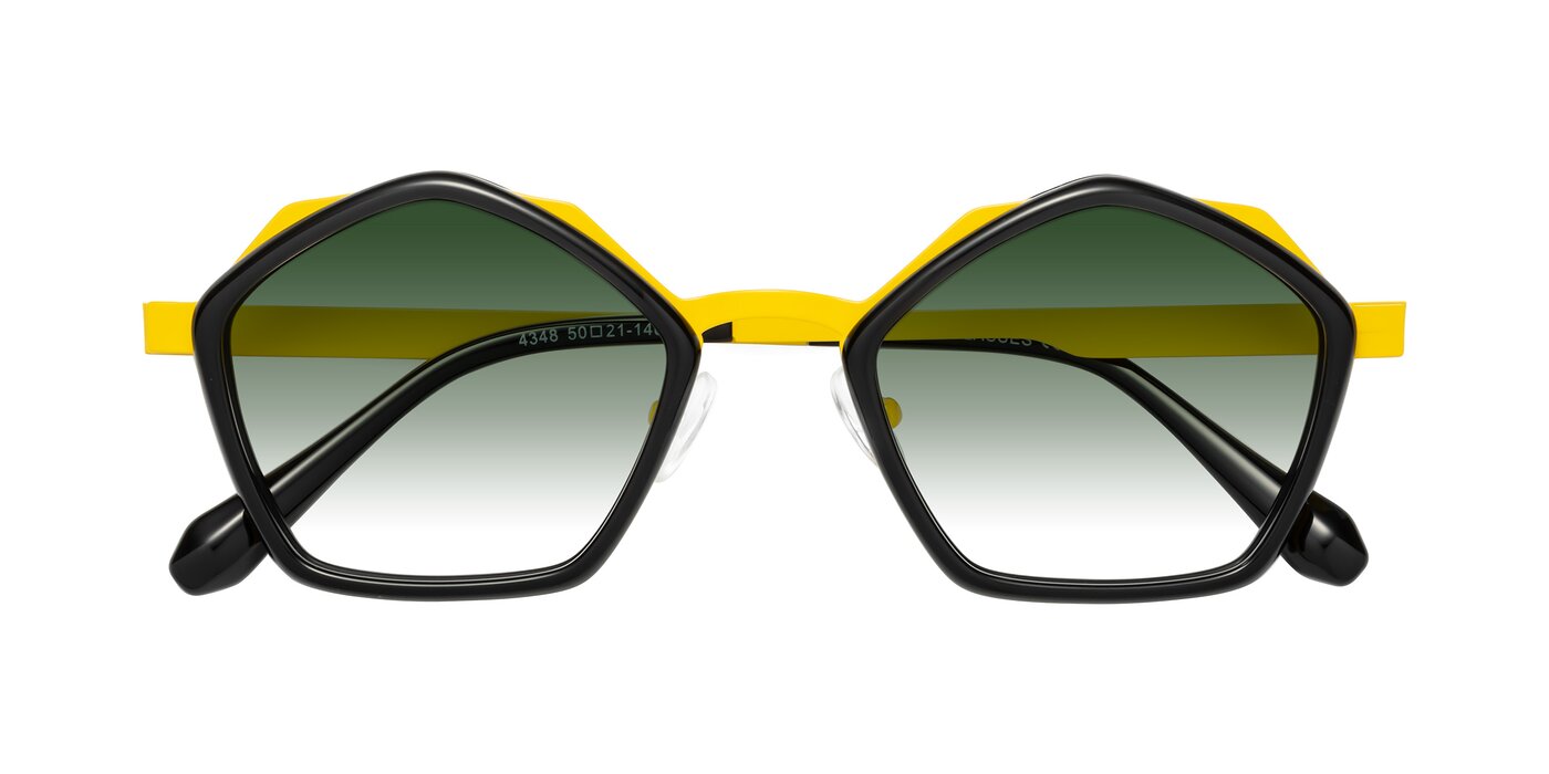 Sugar - Black / Yellow Gradient Sunglasses