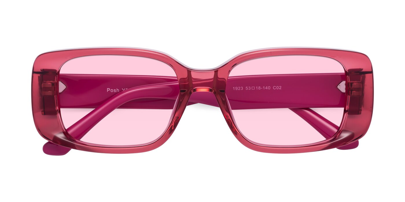 Posh - Transparent Pink Tinted Sunglasses
