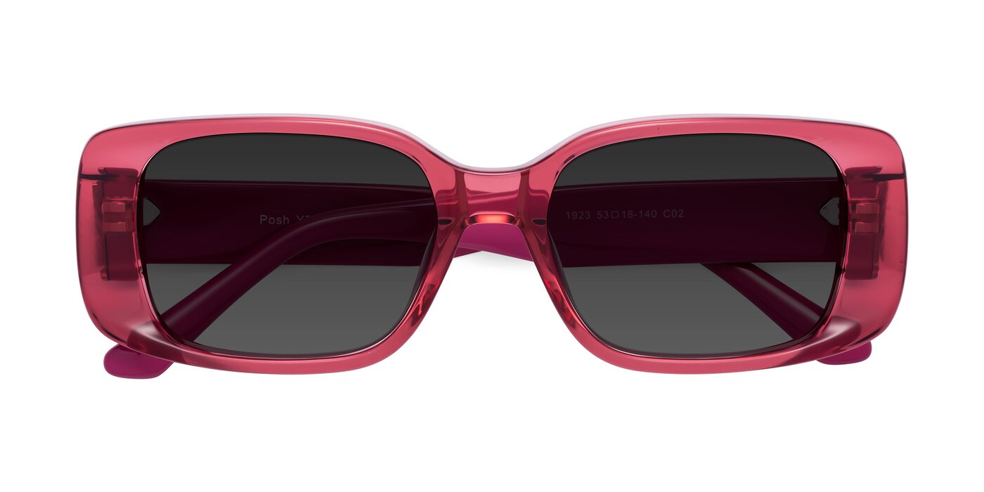 Posh - Transparent Pink Tinted Sunglasses
