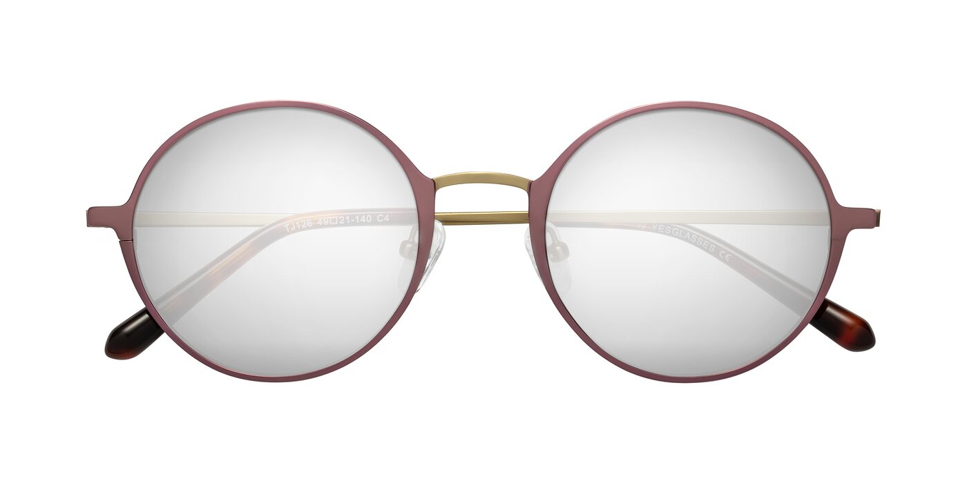Calloway - Violet / Copper Flash Mirrored Sunglasses