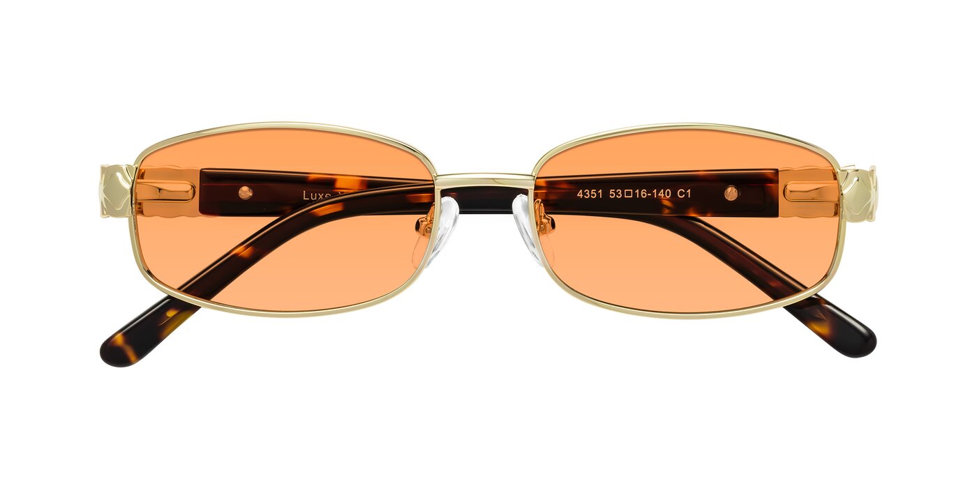 Luxe - Gold Tinted Sunglasses