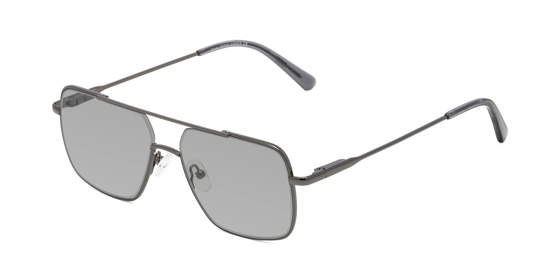 Angle of Jever in Gunmetal with Light Gray Tinted Lenses