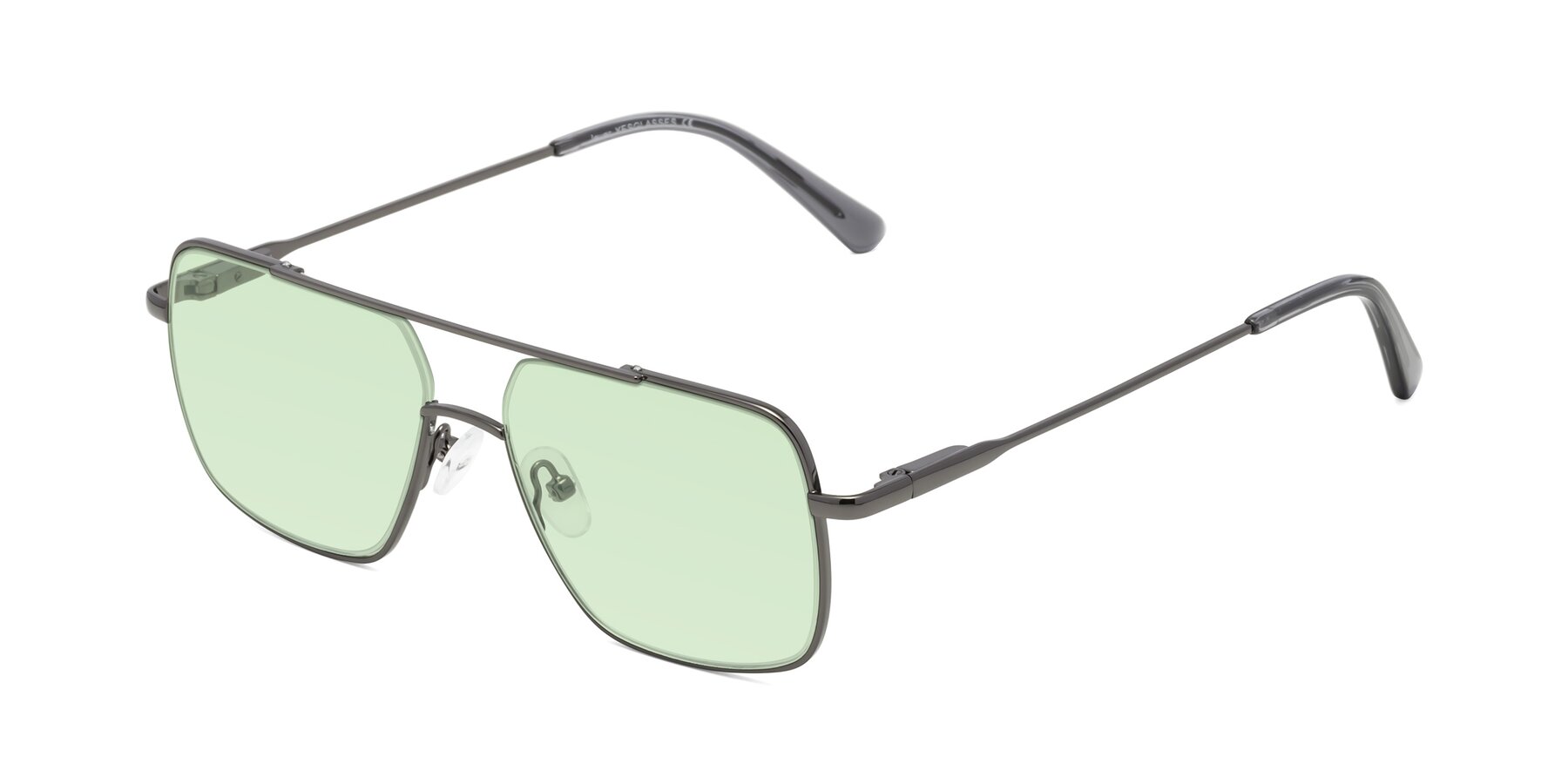 Angle of Jever in Gunmetal with Light Green Tinted Lenses