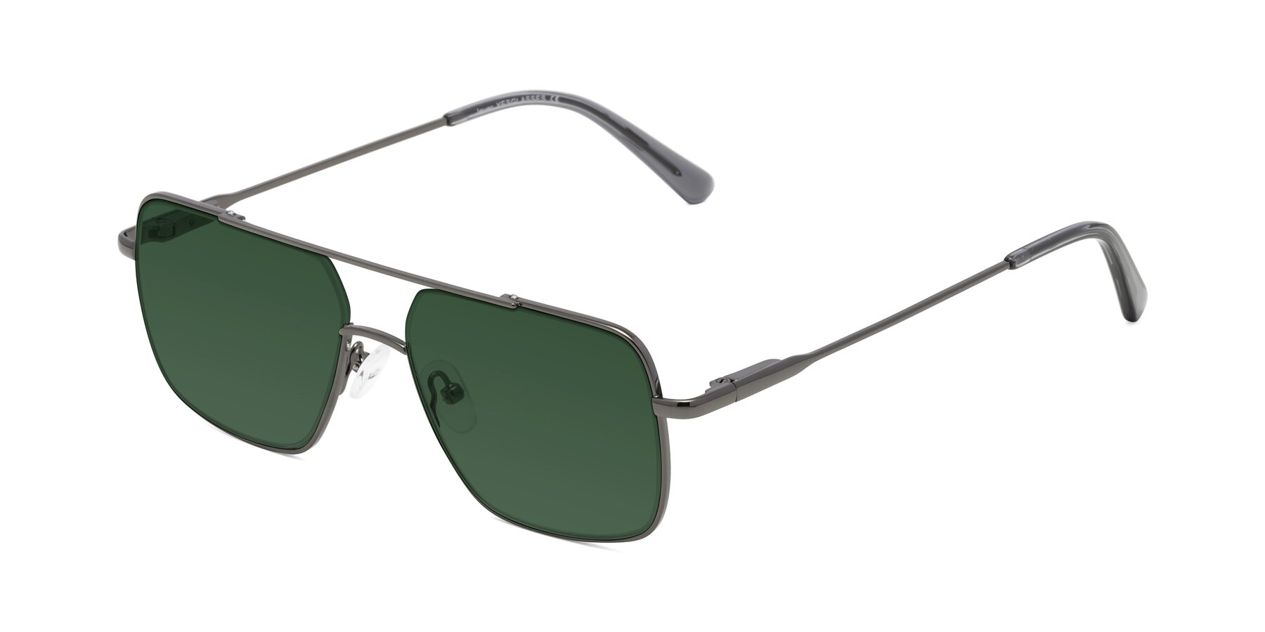 Angle of Jever in Gunmetal with Green Tinted Lenses