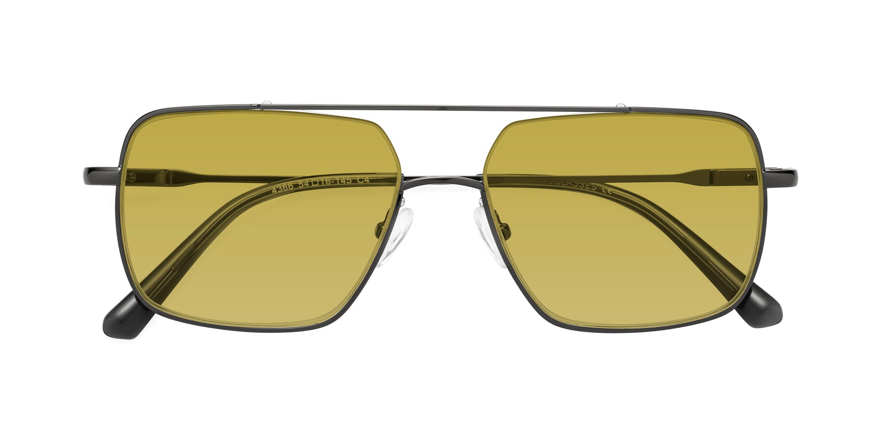 Folded Front of Jever in Gunmetal with Champagne Tinted Lenses