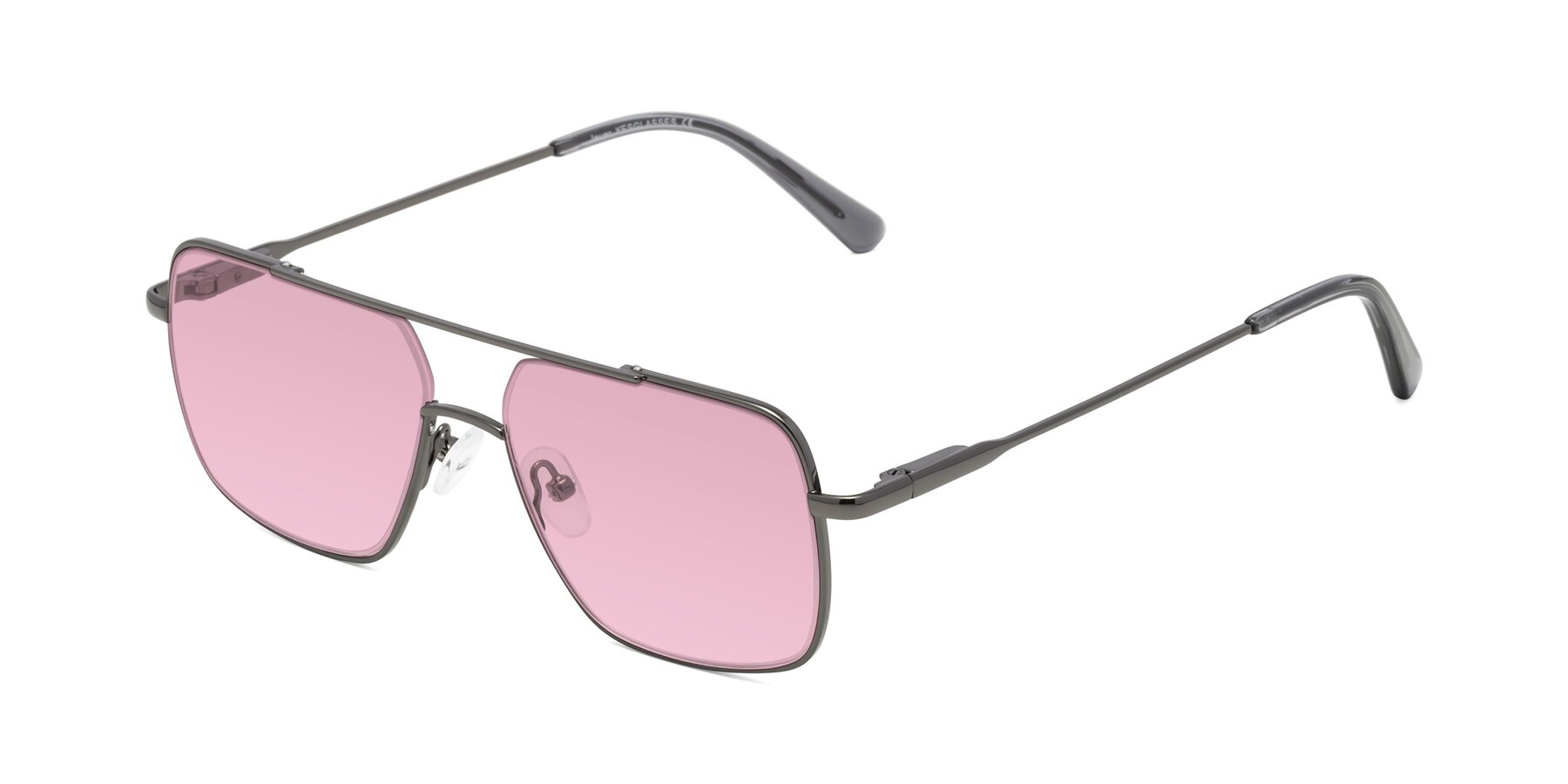 Angle of Jever in Gunmetal with Light Wine Tinted Lenses