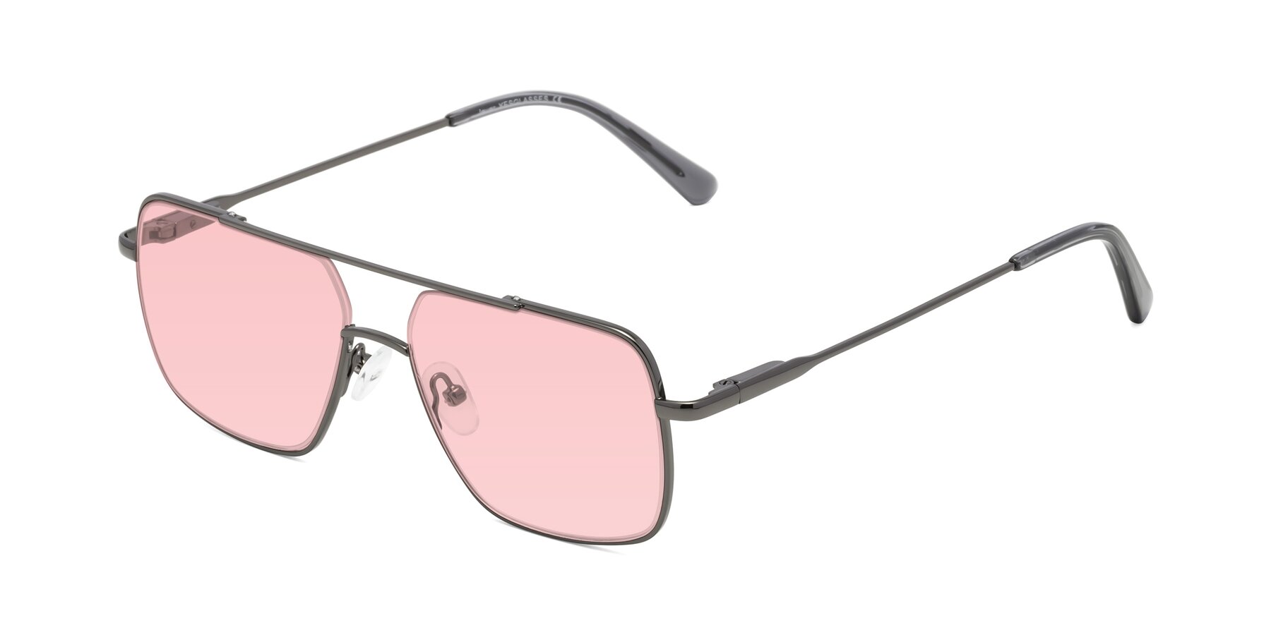 Angle of Jever in Gunmetal with Light Garnet Tinted Lenses