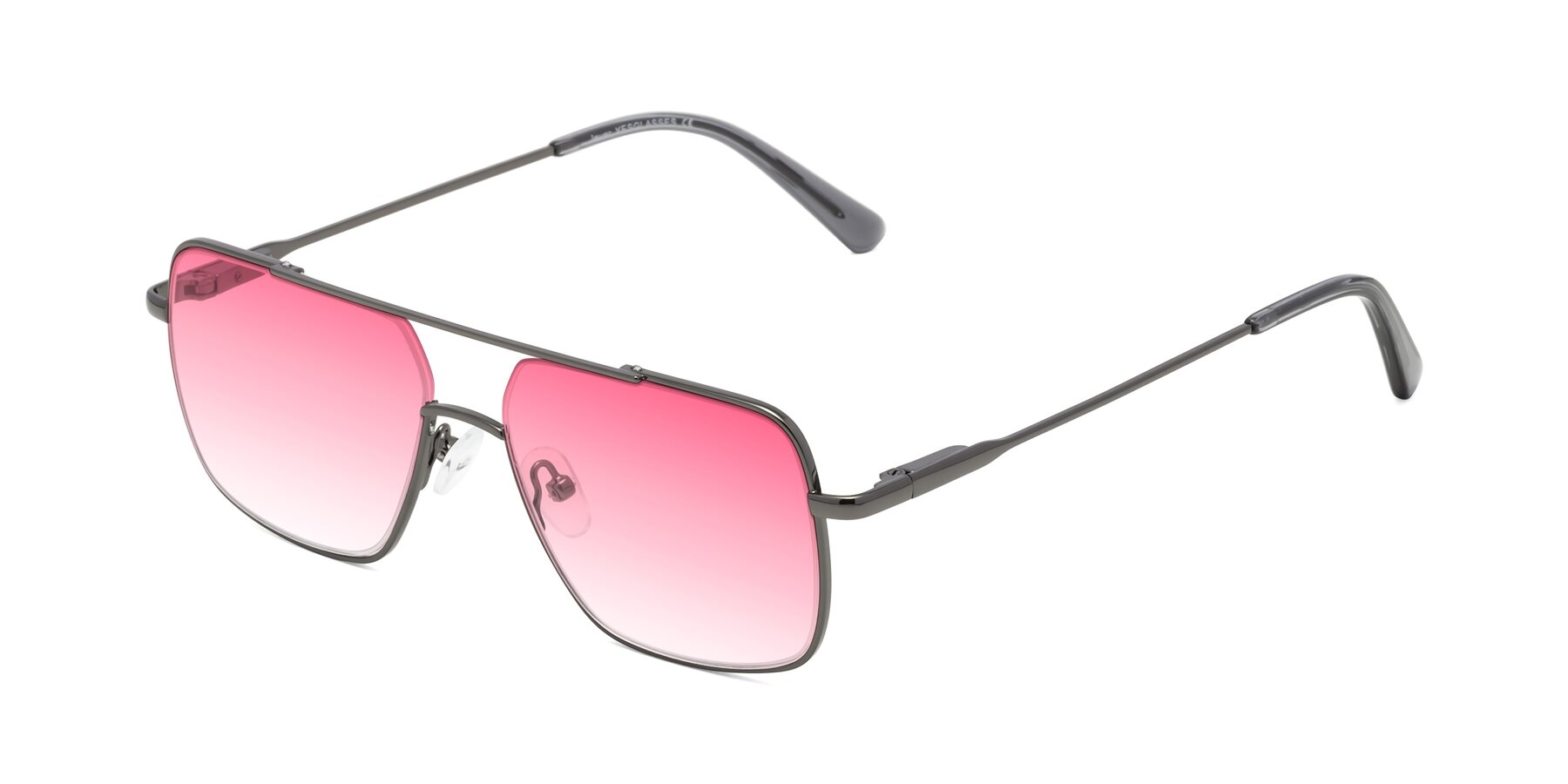 Angle of Jever in Gunmetal with Pink Gradient Lenses