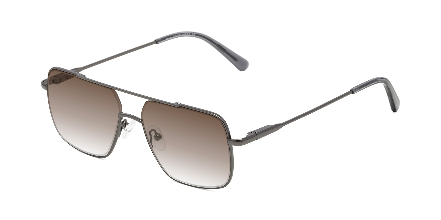 Angle of Jever in Gunmetal with Brown Gradient Lenses
