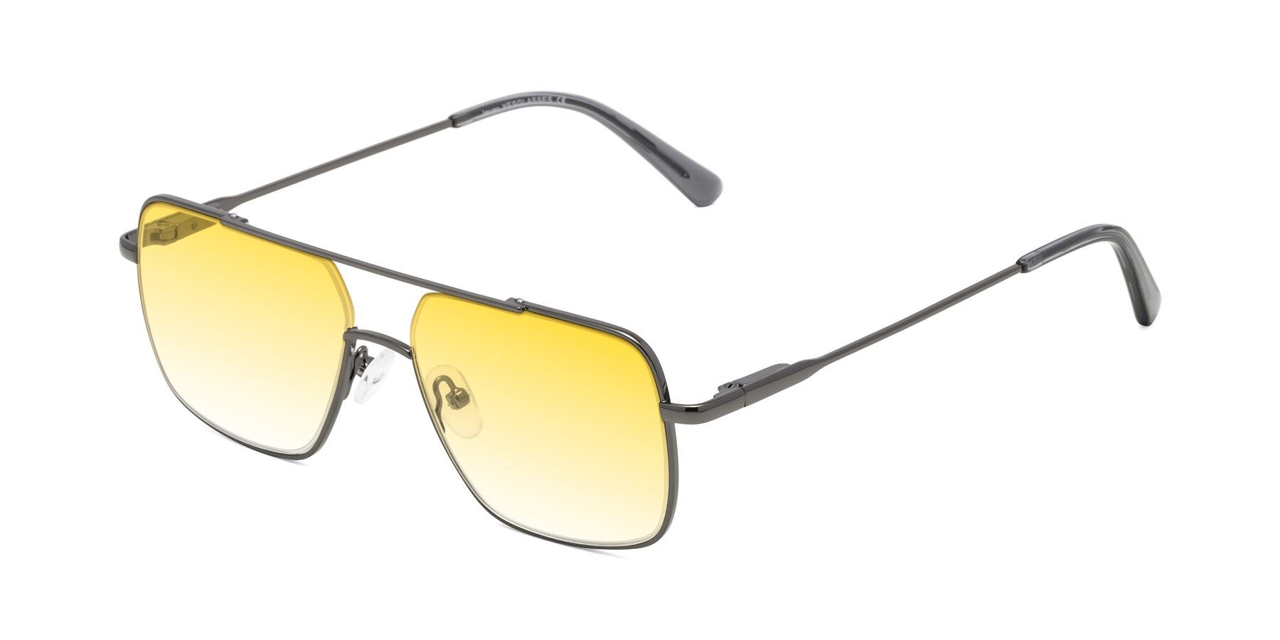 Angle of Jever in Gunmetal with Yellow Gradient Lenses