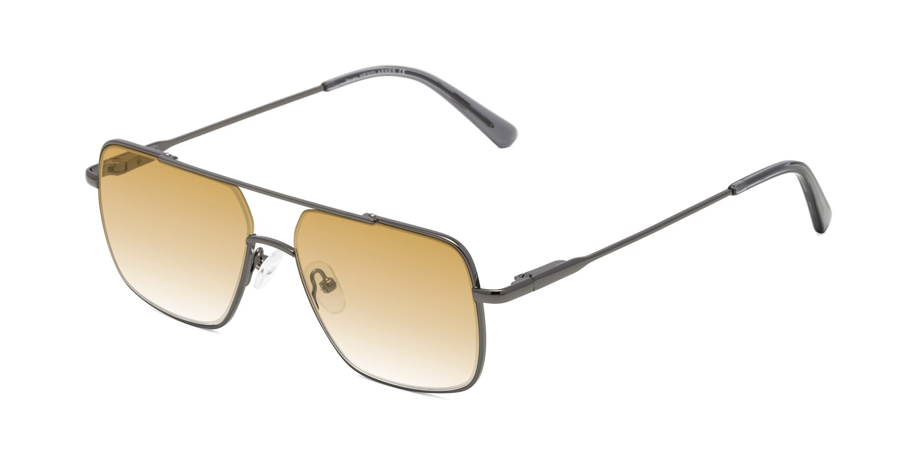 Angle of Jever in Gunmetal with Champagne Gradient Lenses