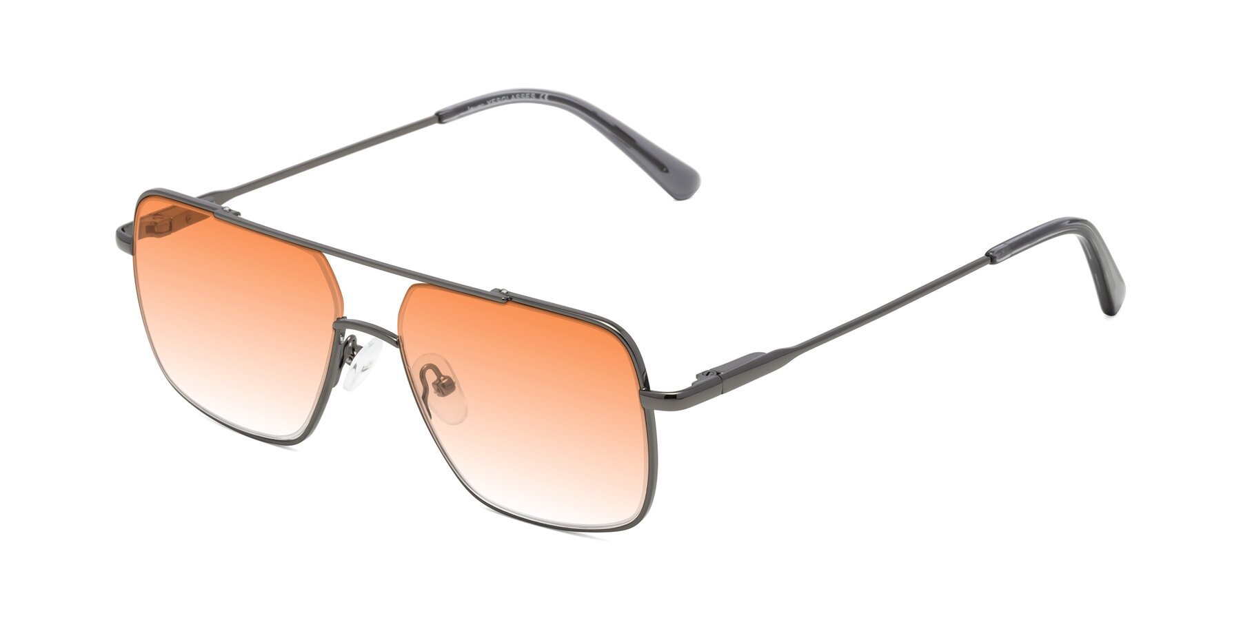 Angle of Jever in Gunmetal with Orange Gradient Lenses