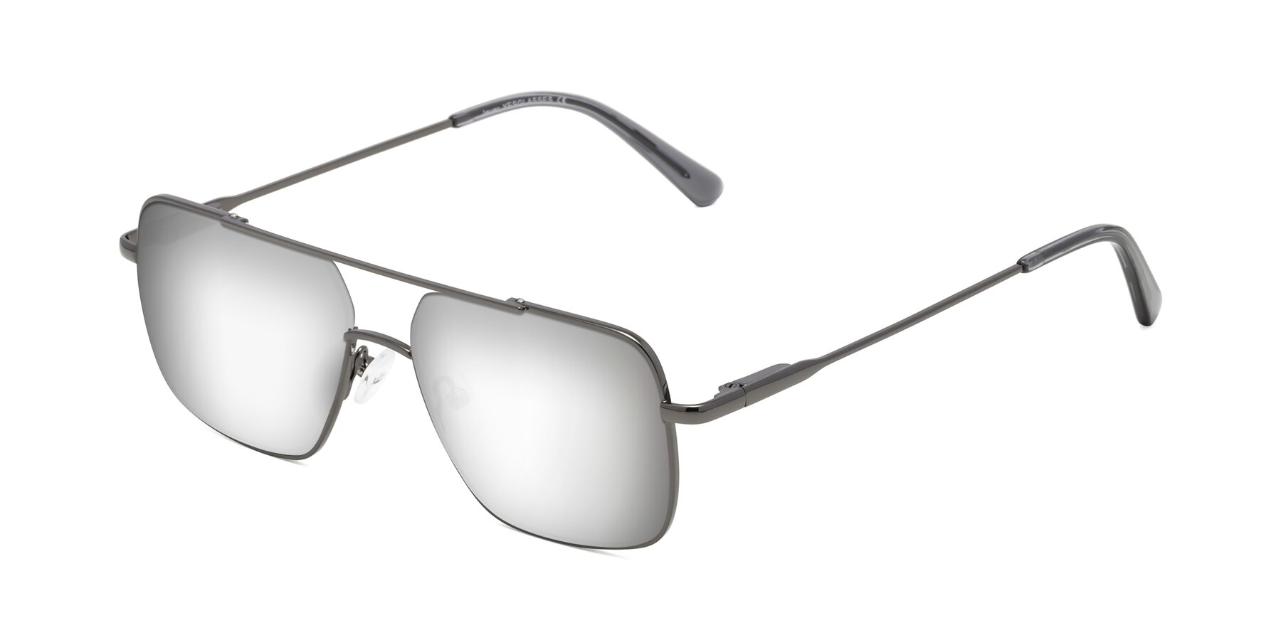 Angle of Jever in Gunmetal with Silver Mirrored Lenses